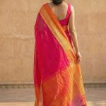 Tarangini Rani Pink Narayanpeth Handloom Pure Cotton Saree