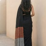 Tamira Black Pure Handloom Cotton Saree