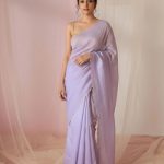 Lavanya Light Purple Soft Mulmul Cotton Saree