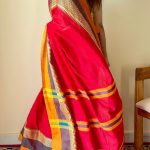 Rudhira Red Narayanpeth Handloom Pure Cotton Saree