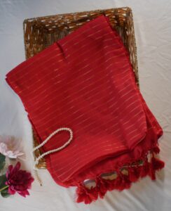 Zari Strip Cotton Saree