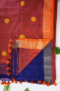 Khadi cotton handloom saree