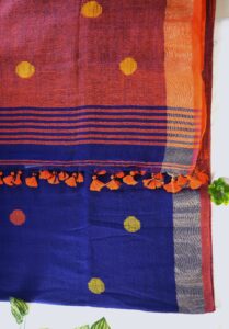 Khadi cotton handloom saree