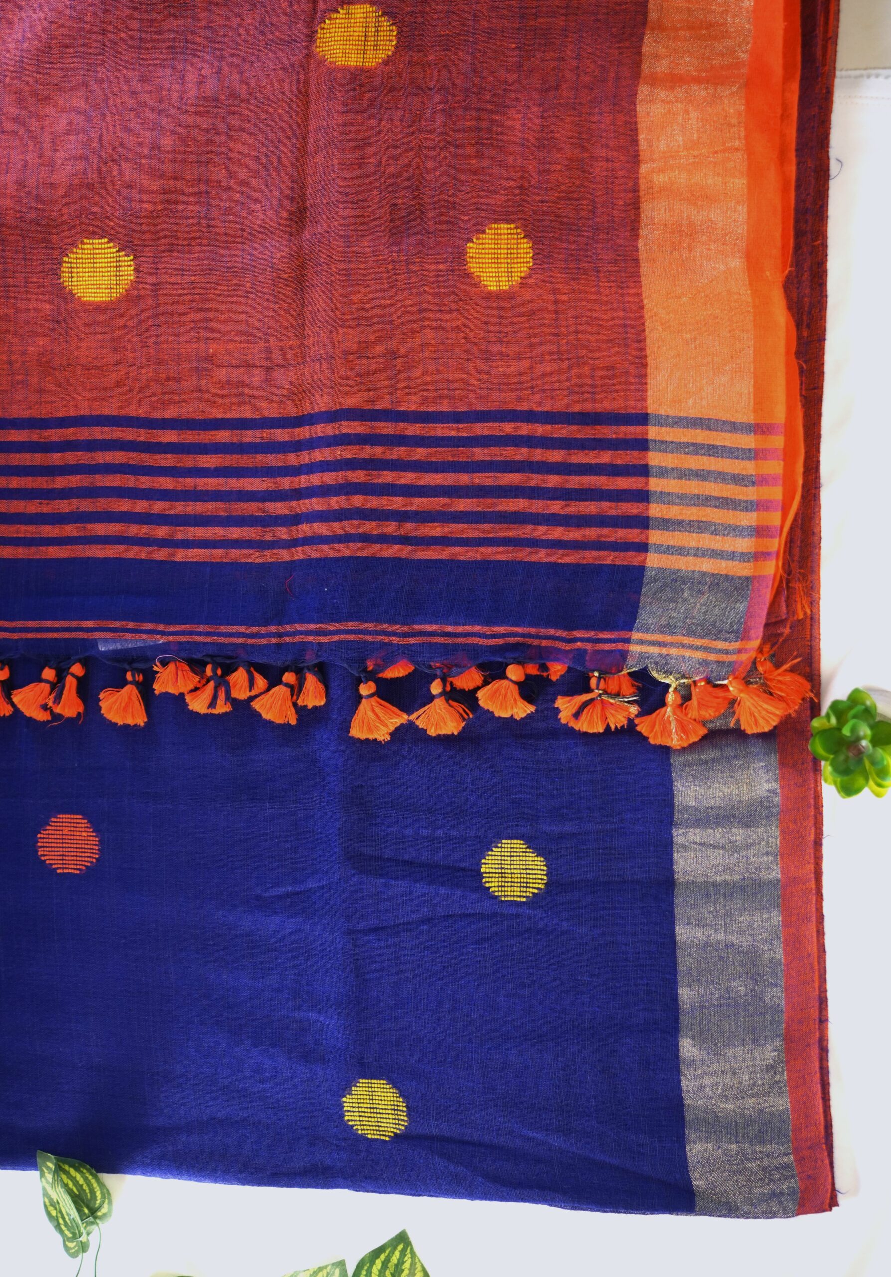 Khadi cotton handloom saree